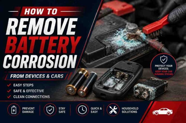 How to Remove Battery Corrosion
