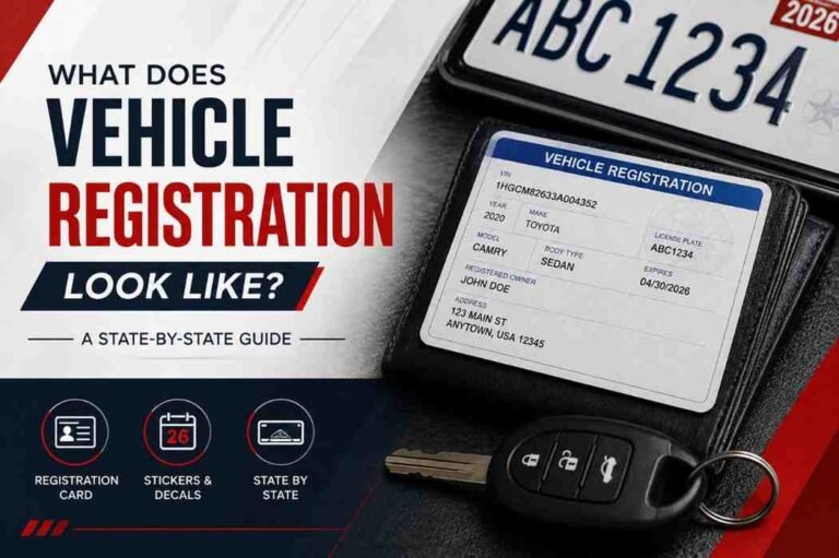What Does Vehicle Registration Look Like?