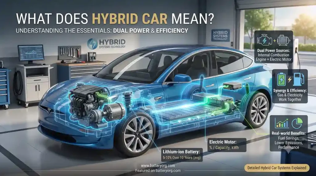 What Does Hybrid Car Mean