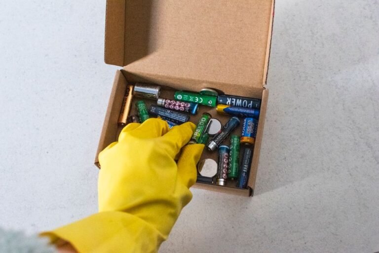 Raw battery materials laid out on a table